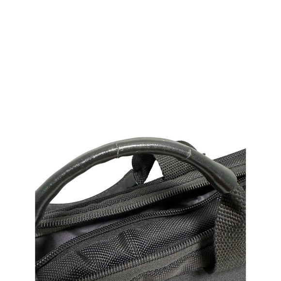 Kenneth Cole Reaction Black Nylon Messenger Computer Bag Carry-On Bag Strap - Picture 8 of 9